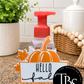 Hello Fall Interchangeable Soap Holder (Multi Soap Bottle Options)
