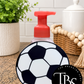 Soccer Ball Interchangeable Soap Holder (Multi Soap Bottle Options)