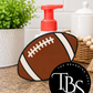 Football Interchangeable Soap Holder (Multi Soap Bottle Options)