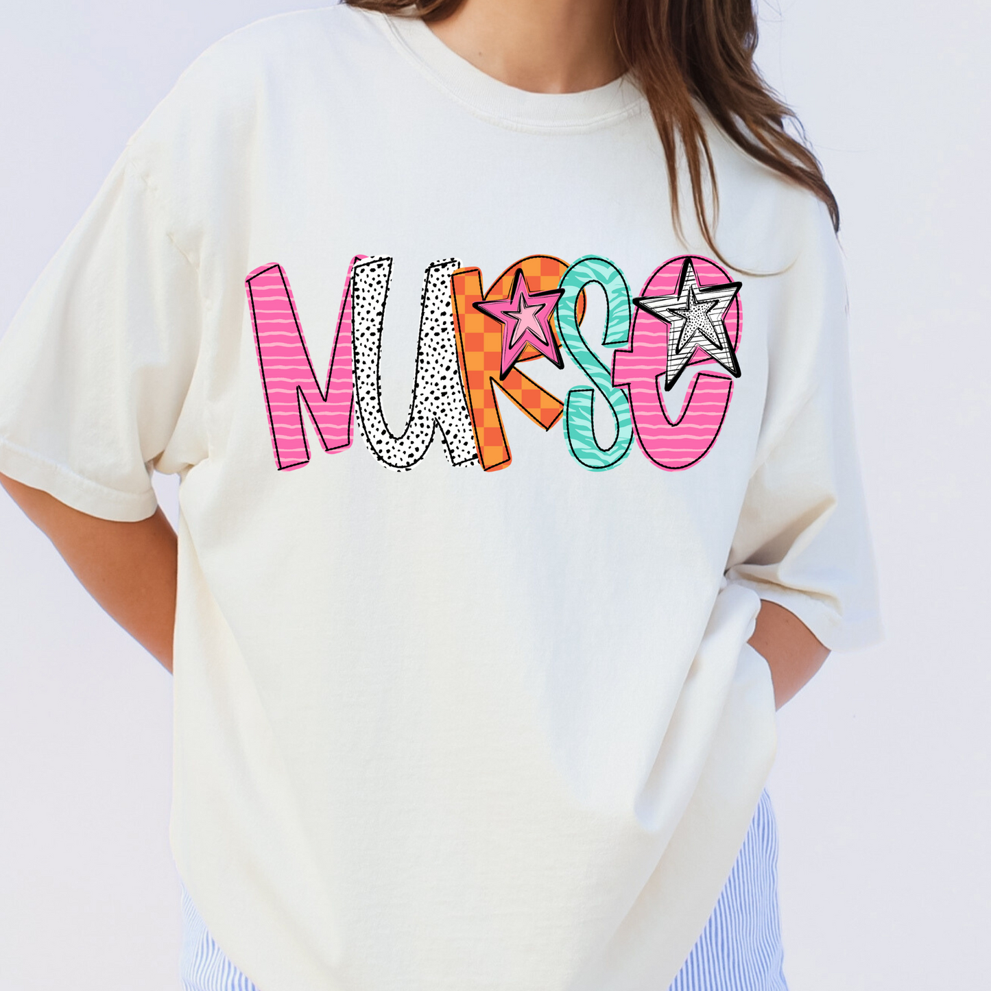 Cosmic Stardust Alpha Full Color DTF Transfer