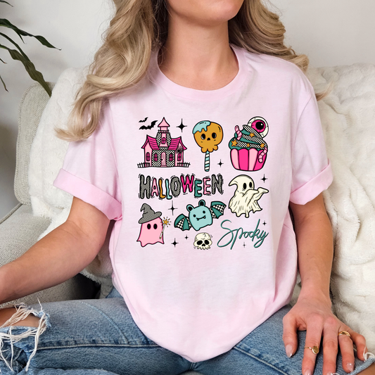 Halloween Icons Collage) Full Color DTF Transfer