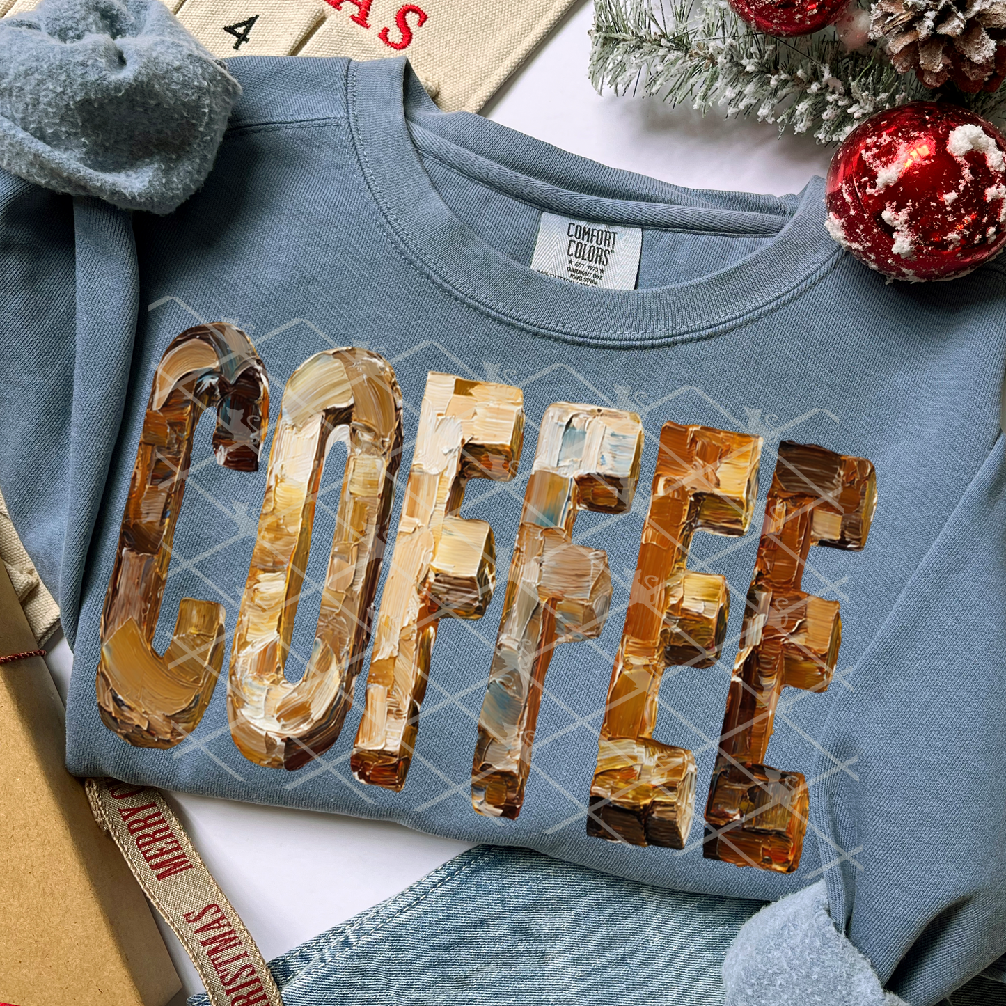Coffee (Faux Hand Painted) Full Color DTF Transfer