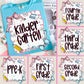 Notebook Paper Bow Grade (MULTI GRADE OPTIONS) Full Color DTF Transfer
