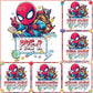 Spiderman Grade (MULTI GRADE OPTIONS) Full Color DTF Transfer