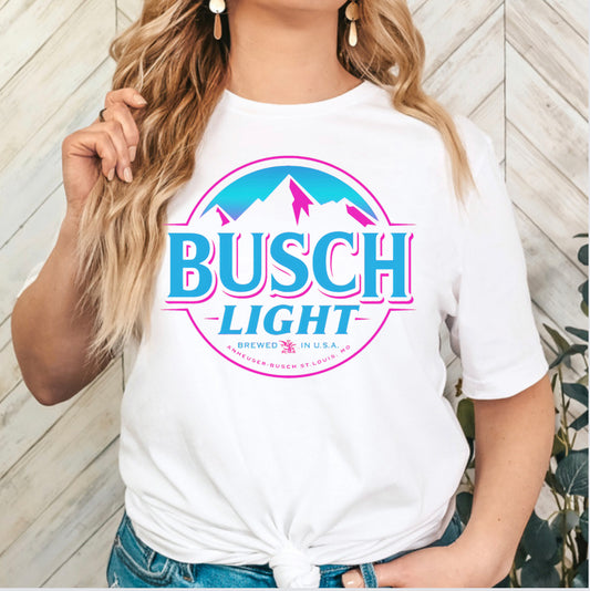 Busch Beer (Pink & Blue) Full Color DTF Transfers