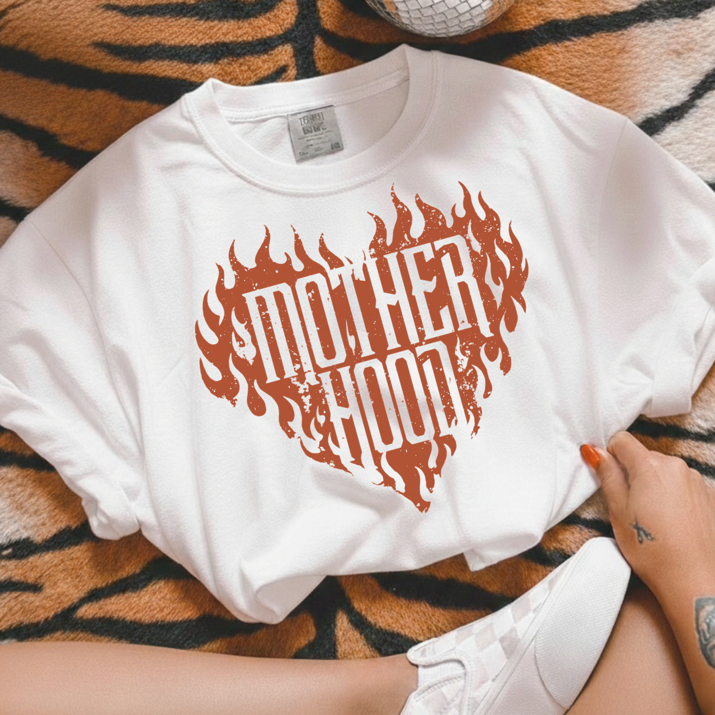 Motherhood (Fire Heart) Full Color DTF Transfer