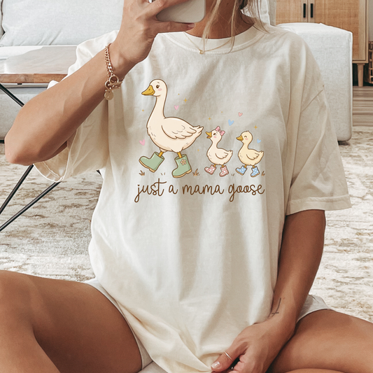 Just A Mama Goose Full Color DTF Transfer