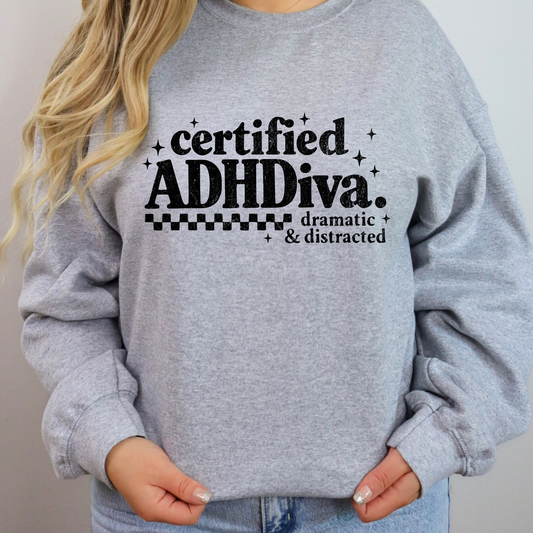 Certified ADHDiva Full Color DTF Transfer