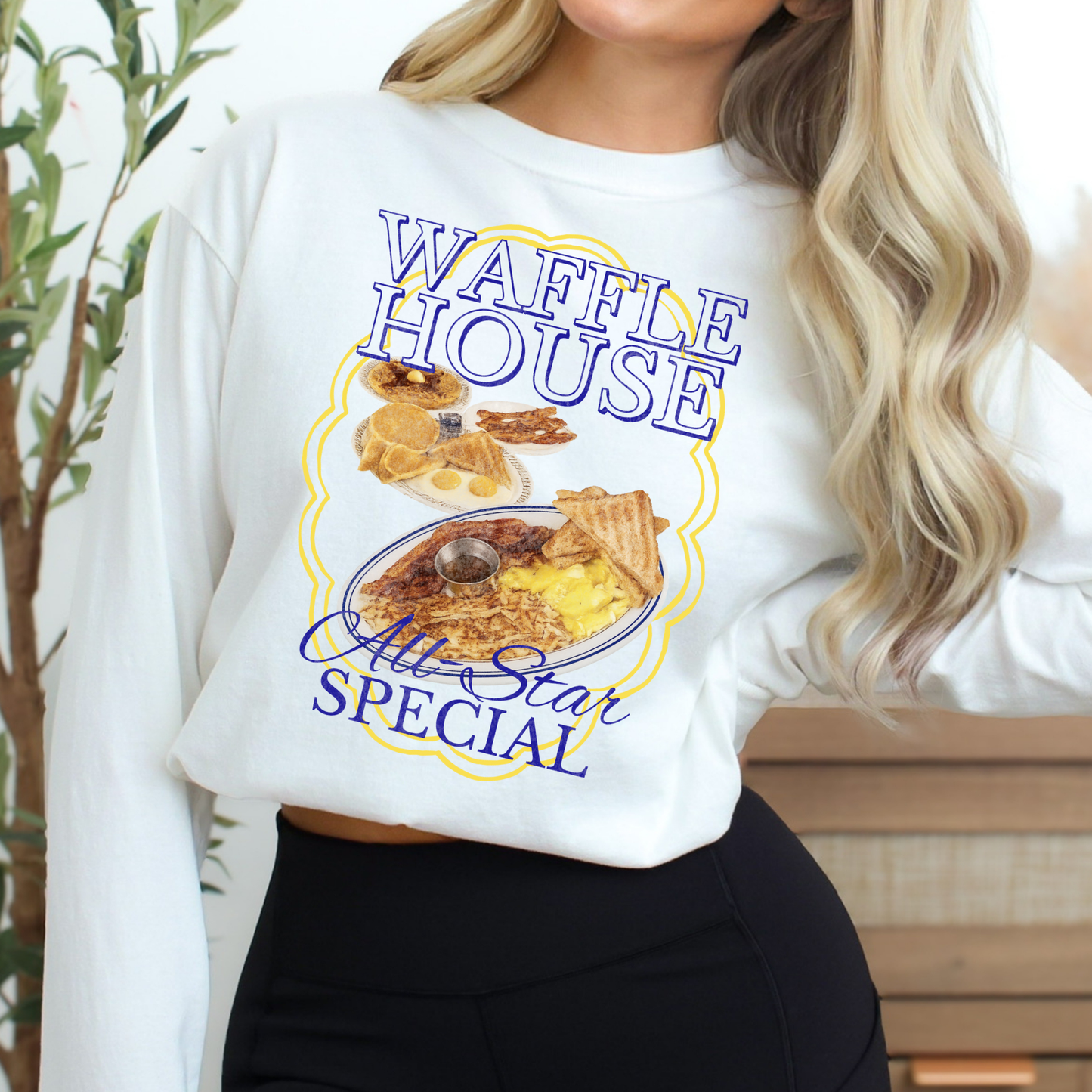 Waffle House Full Color DTF Transfer