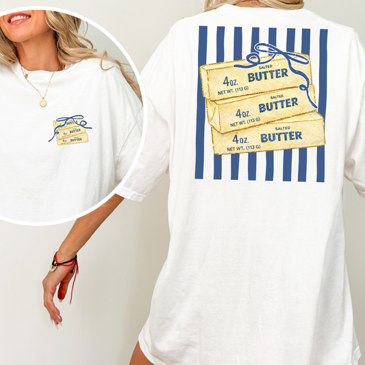 Stacked Butter (Stiped) Full Color DTF Transfer