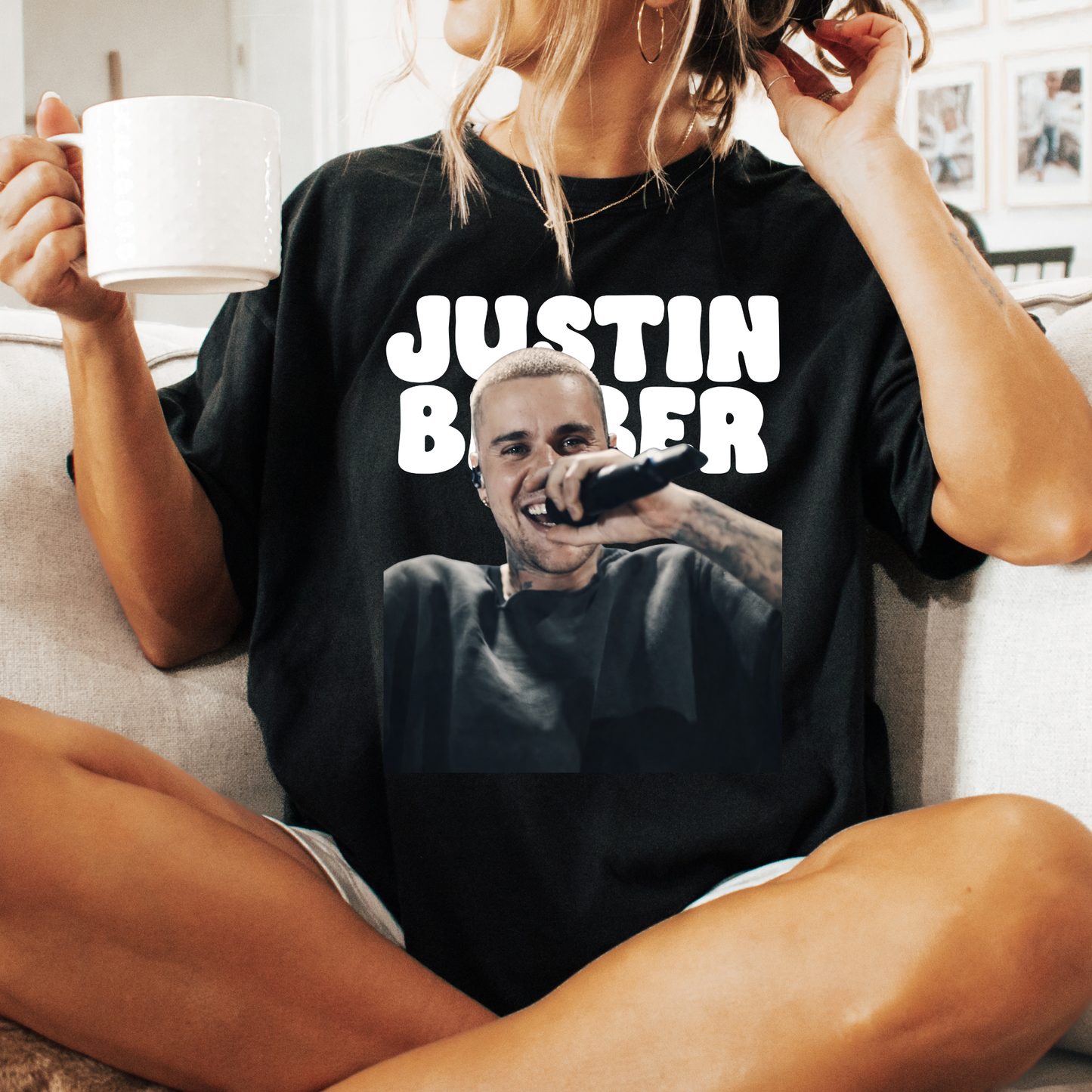 Justin Bieber Full Color DTF Transfer