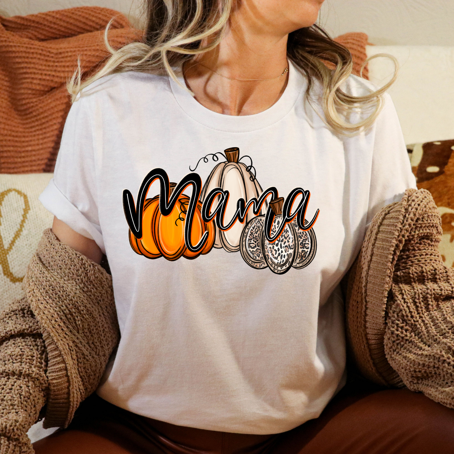 Mama Pumpkins Full Color Full Color DTF Transfers