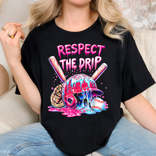 Respect The Drip (Helmet) Full Color DTF Transfer