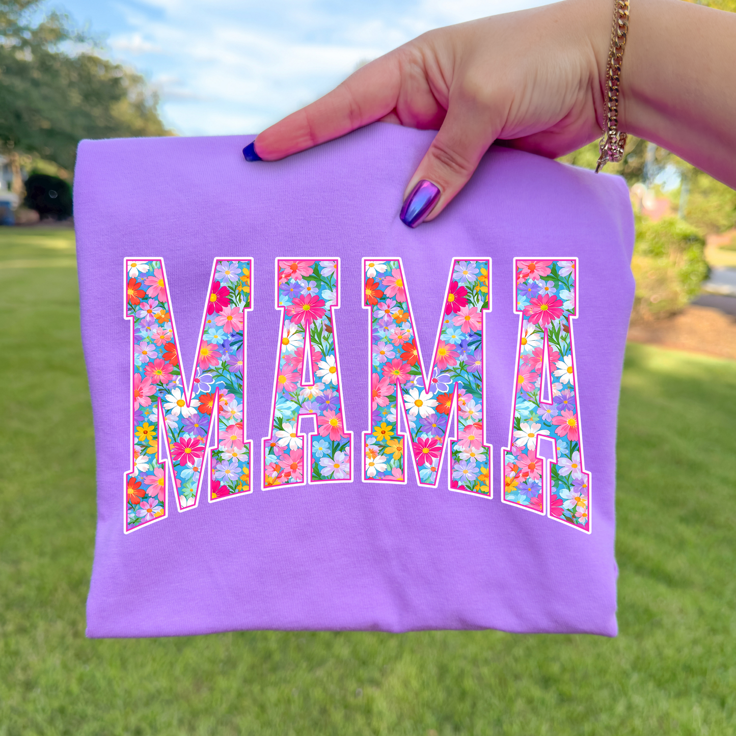 Mama Floral Full Color DTF Transfer