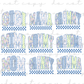 Mama Floral/Blue Checkered (MULTI OPTIONS) Full Color DTF Transfer