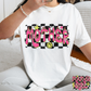 Mother - Grunge Checkered (Mama's Girl/Boy Options) Full Color DTF Transfer