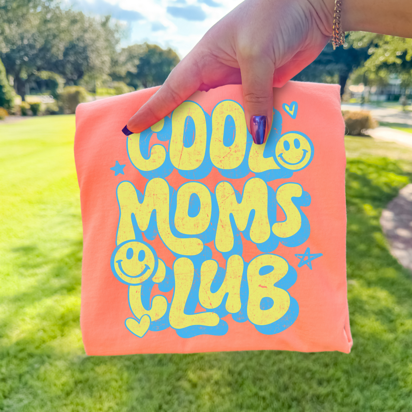 Cool Moms Club Full Color DTF Transfer