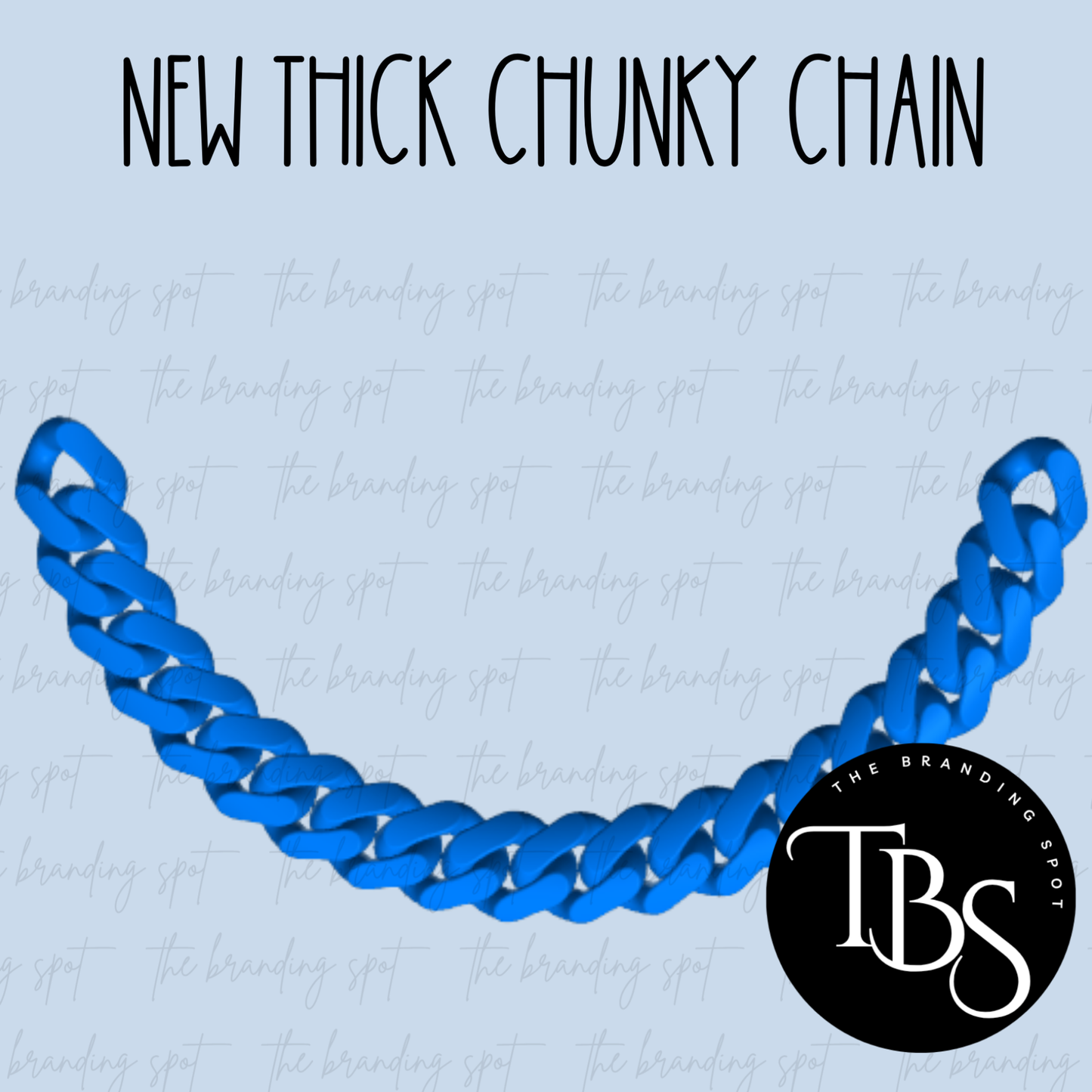 Thick Link Chain (1-2 Color Options)