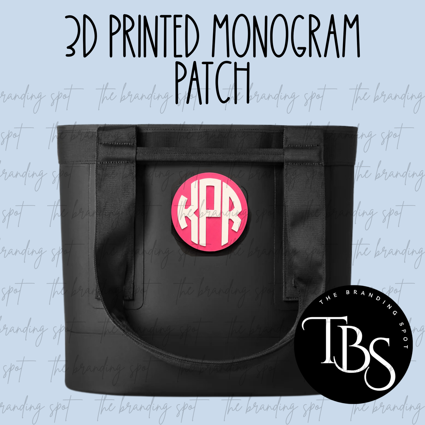 Monogram Name Plate Patch