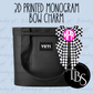 Monogram Bow Name Charm