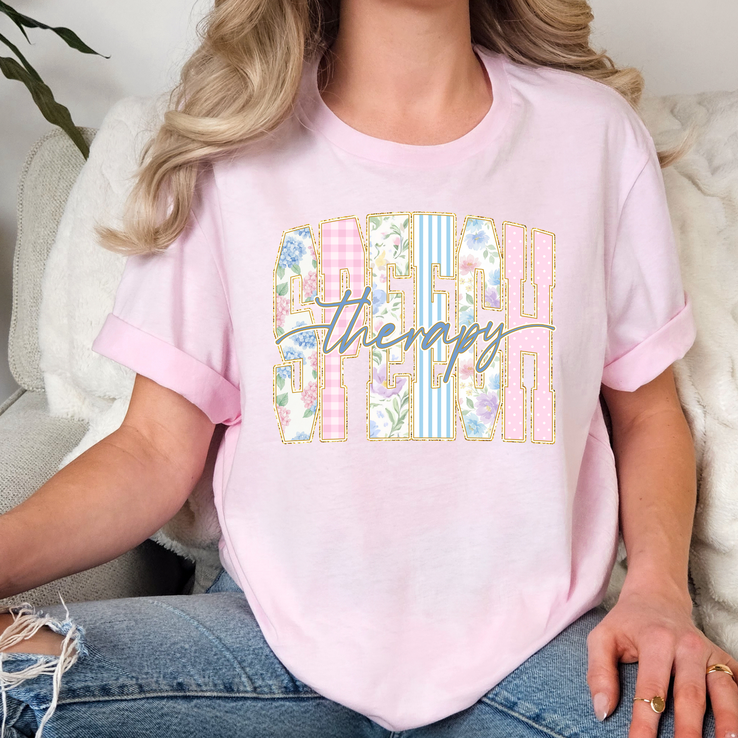 Speech Therapy Full Color DTF Transfer