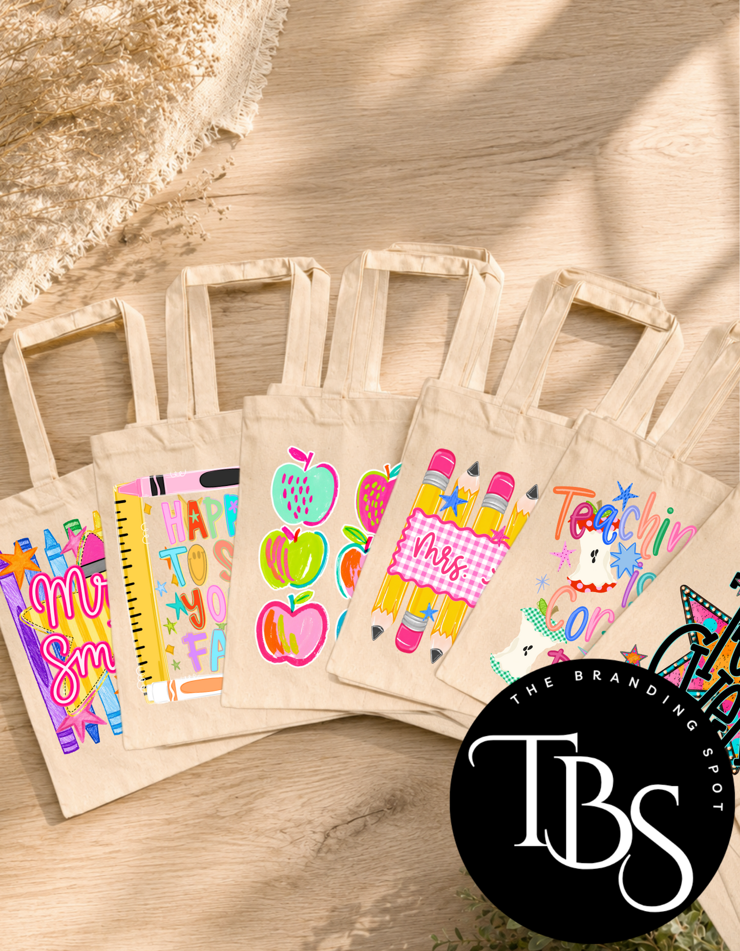 Teacher Canvas Tote Bag