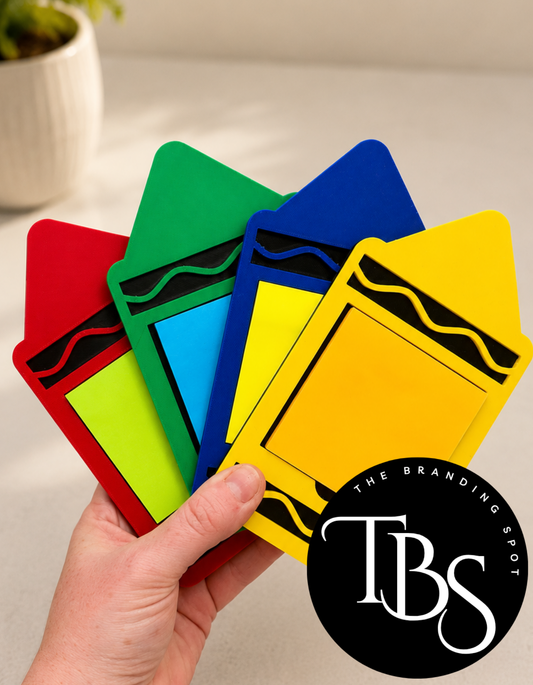 Crayon Sticky Note Holder