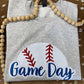 Glitter Game Day Sports Embroidered Sweatshirt/T-Shirt