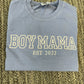 Boy Mama Est (Girl Mama) Embroidered Sweatshirt/T-Shirt