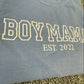 Boy Mama Est (Girl Mama) Embroidered Sweatshirt/T-Shirt