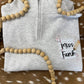 Personalized Teach Paper Embroidered Sweatshirt/T-Shirt