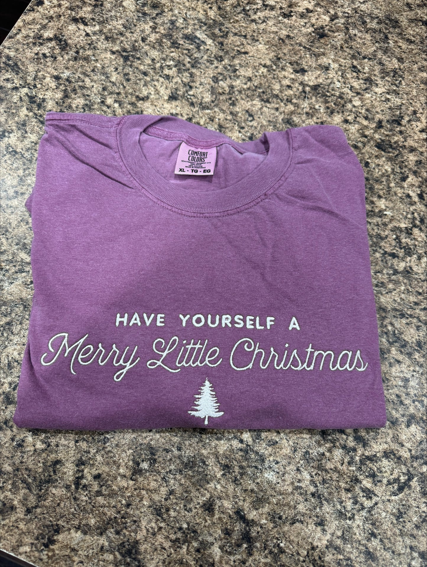 Have Yourself a Merry Little Christmas Embroidered Sweatshirt/T-Shirt