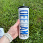 20oz Personalized Water Bottle Name Design