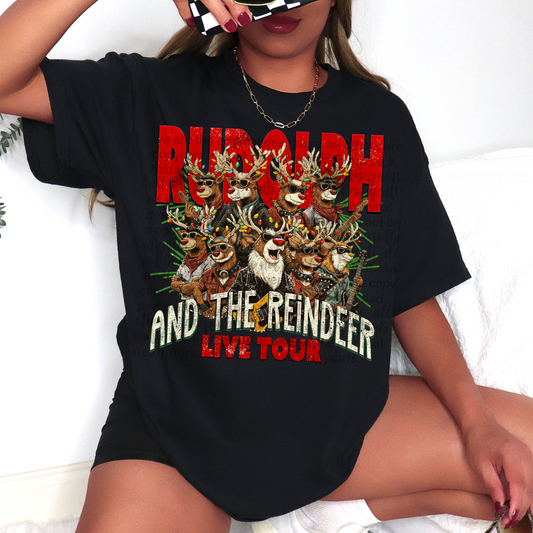 Rudolph Tour Full Color DTF Transfer