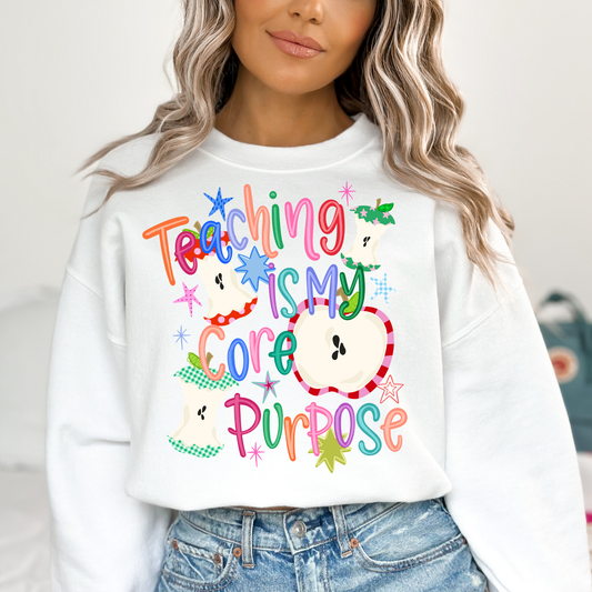 Teaching Is My Core Purpose Full Color DTF Transfer