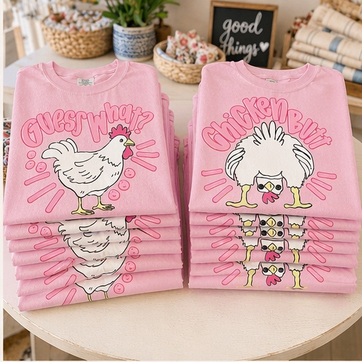 Guess What - Chicken Butt Full Color DTF Transfer