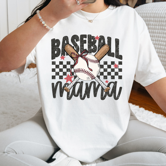 Baseball Mama Full Color DTF Transfer