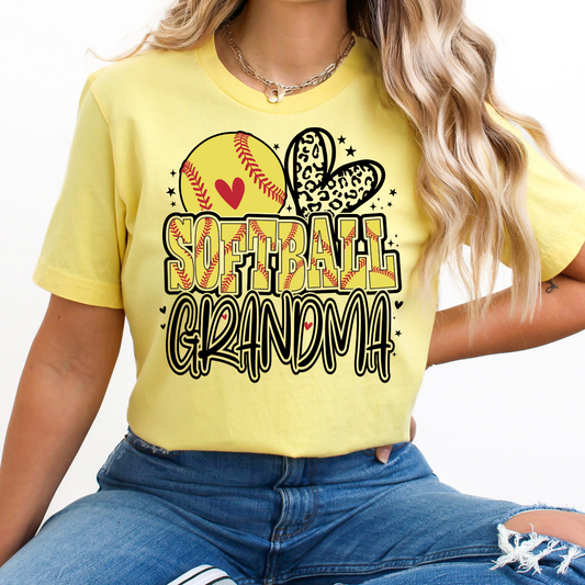 Softball Grandma Full Color DTF Transfer