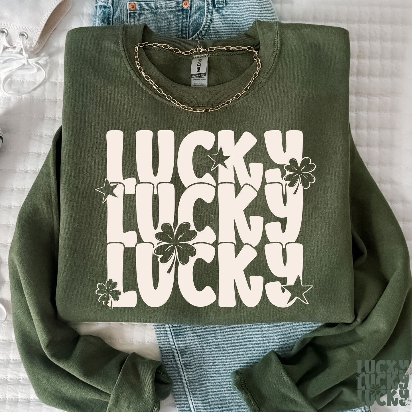 Lucky Lucky Lucky Full Color DTF Transfer