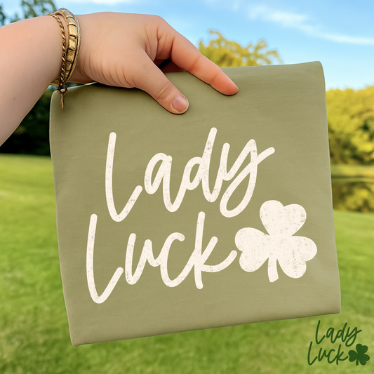 Lady Luck Full Color DTF Transfer