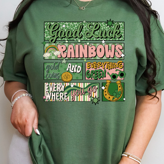 St Patrick's Block Design Full Color DTF Transfer