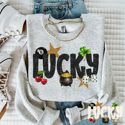Lucky (Icons) Full Color DTF Transfer