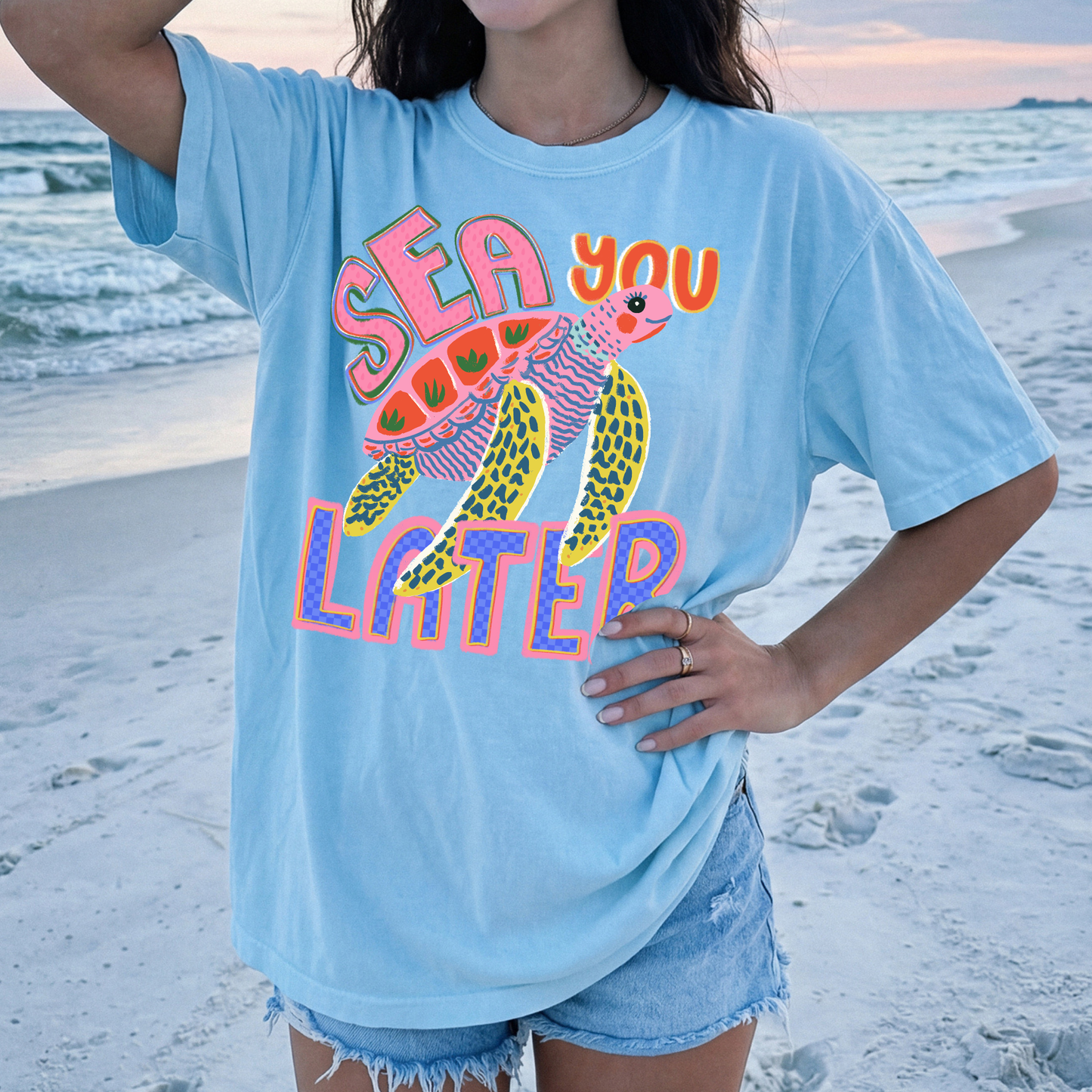 Sea You Later Full Color DTF Transfer