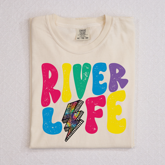 River Life Full Color DTF Transfer