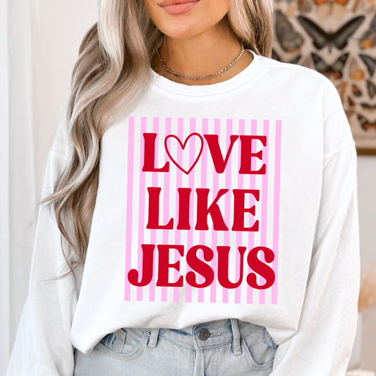 Love Like Jesus Full Color DTF Transfer