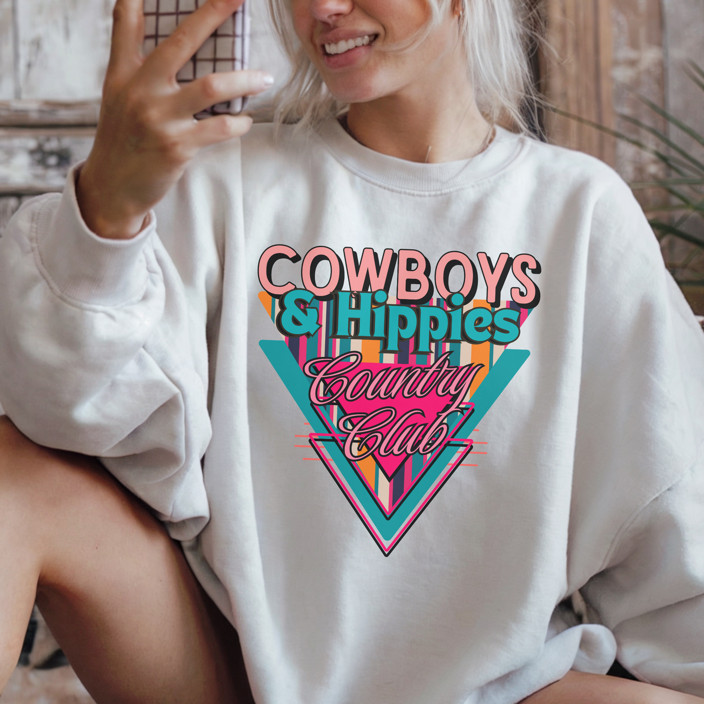 Cowboys & Hippies Full Color DTF Transfer