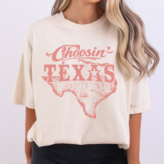Choosin Texas Full Color DTF Transfer