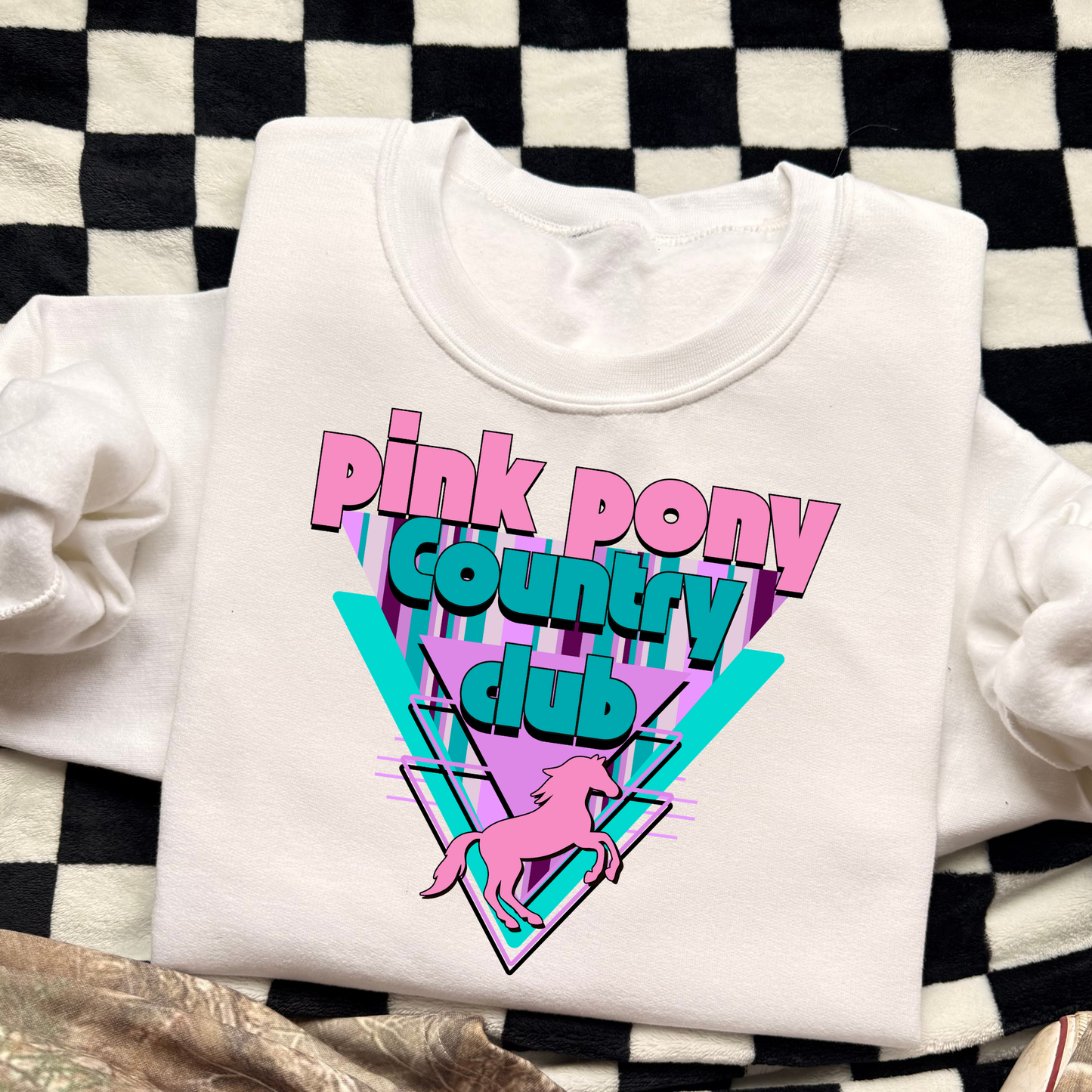 Pink Pony Club Full Color DTF Transfer