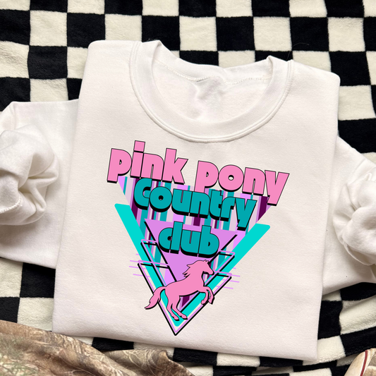 Pink Pony Club Full Color DTF Transfer
