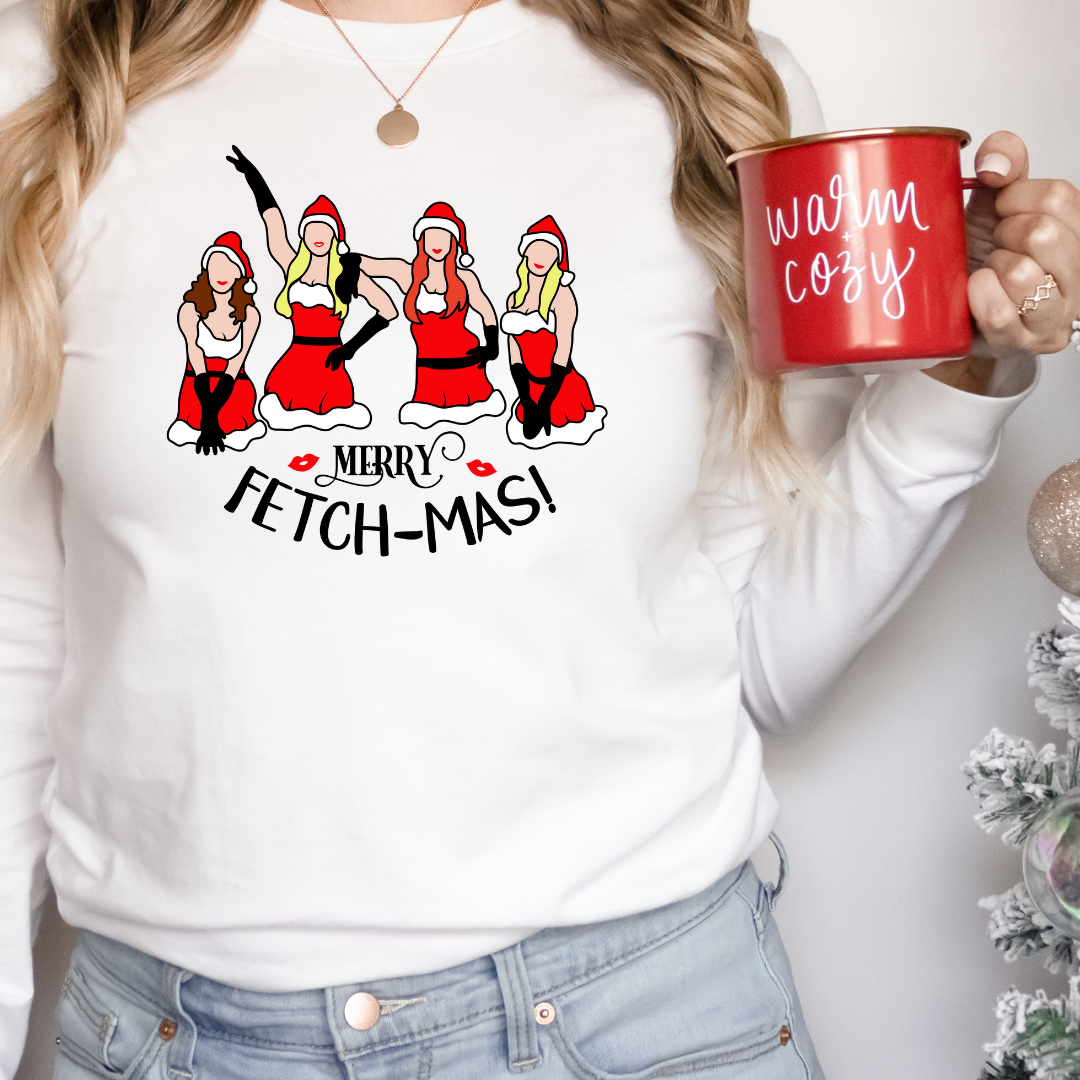 Mean Girls Merry Fetchmas Full Color DTF Transfer